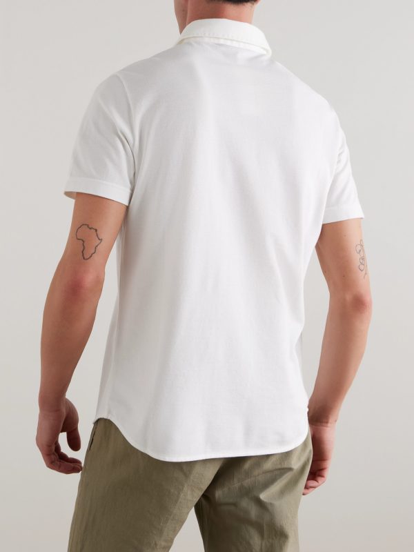 Cotton-Piqué Polo Shirt - BK Cotton-Piqué Polo Shirt - BK