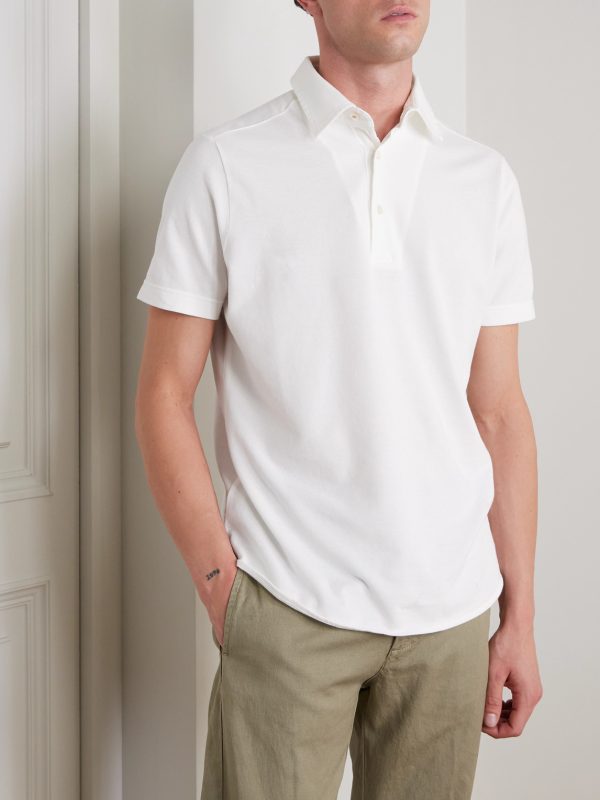 Cotton-Piqué Polo Shirt - FR Cotton-Piqué Polo Shirt - FR