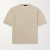 Tori Linen and Silk-Blend T-Shirt Tori Linen and Silk-Blend T-Shirt