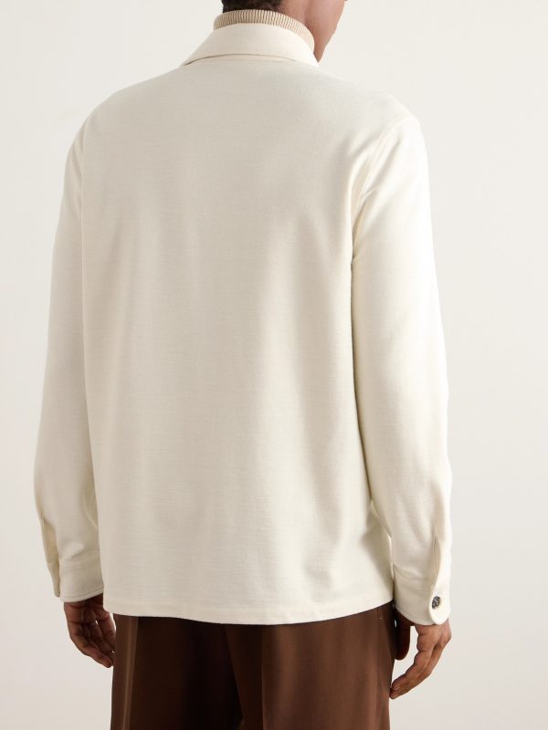 Silk, Cotton and Linen-Blend Overshirt - BK Silk, Cotton and Linen-Blend Overshirt - BK