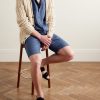André Camp-Collar Linen Shirt - OU André Camp-Collar Linen Shirt - OU