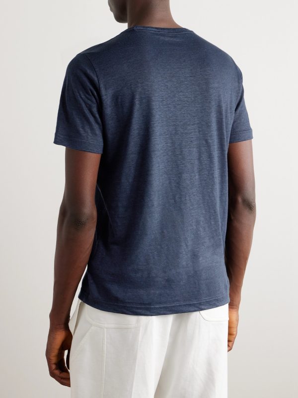 Linen T-Shirt - BK Linen T-Shirt - BK
