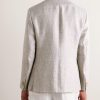 Torino Slub Linen Blazer - BK Torino Slub Linen Blazer - BK
