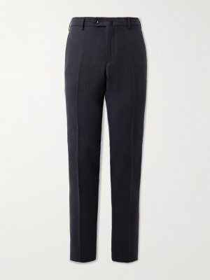 Pantaflat Slim-Fit Straight-Leg Linen-Twill Suit Trousers