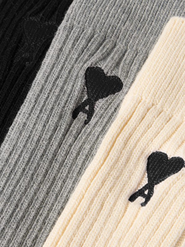 Three-Pack Logo-Embroidered Ribbed Cotton-Blend Socks - CU Three-Pack Logo-Embroidered Ribbed Cotton-Blend Socks - CU