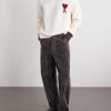 Logo-Intarsia Virgin Wool Sweater - OU Logo-Intarsia Virgin Wool Sweater - OU
