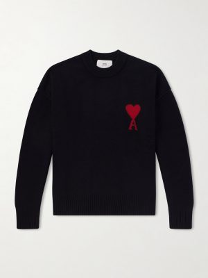 Logo-Intarsia Virgin Wool Sweater