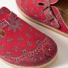 Sal-1 Bandana-Print Suede Clogs - CU