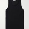 Ribbed Stretch Lyocell and Cotton-Blend Tank Top Ribbed Stretch Lyocell and Cotton-Blend Tank Top