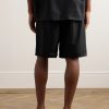 Straight-Leg Lyocell Pyjama Shorts - BK