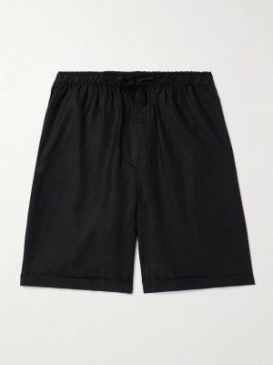 Straight-Leg Lyocell Pyjama Shorts Straight-Leg Lyocell Pyjama Shorts