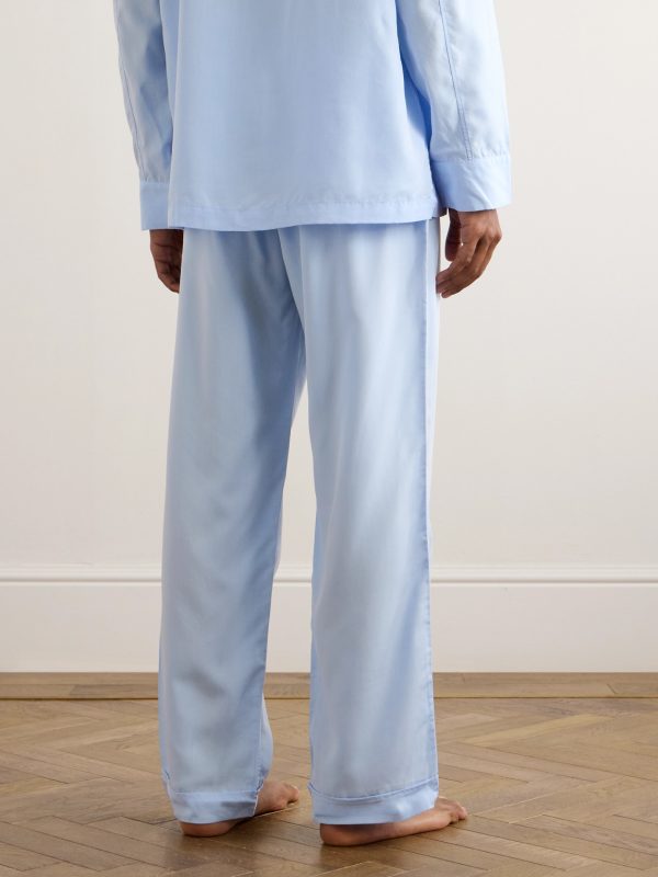 Straight-Leg Lyocell Pyjama Trousers - BK