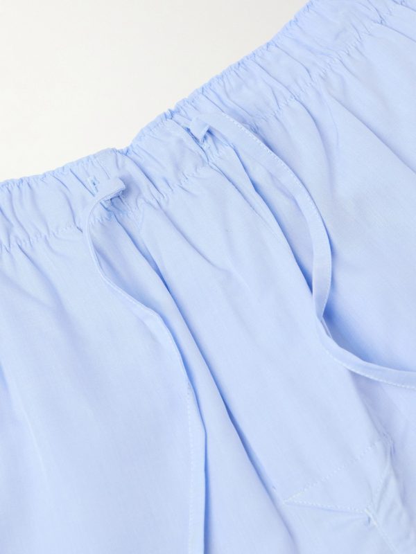 Straight-Leg Lyocell Pyjama Trousers - E1