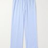 Straight-Leg Lyocell Pyjama Trousers