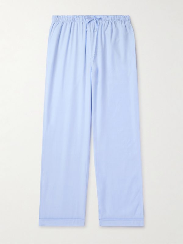 Straight-Leg Lyocell Pyjama Trousers