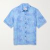 Printed Lyocell and Linen-Blend Shirt Printed Lyocell and Linen-Blend Shirt
