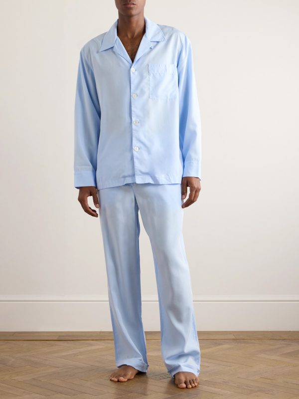Camp-Collar Lyocell Pyjama Shirt - OU Camp-Collar Lyocell Pyjama Shirt - OU