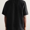 Convertible-Collar TENCEL™ Lyocell Poplin Pyjama Shirt - BK Convertible-Collar TENCEL™ Lyocell Poplin Pyjama Shirt - BK