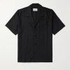 Convertible-Collar TENCEL™ Lyocell Poplin Pyjama Shirt Convertible-Collar TENCEL™ Lyocell Poplin Pyjama Shirt