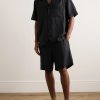 Convertible-Collar TENCEL™ Lyocell Poplin Pyjama Shirt - OU Convertible-Collar TENCEL™ Lyocell Poplin Pyjama Shirt - OU