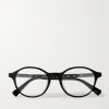 Round-Frame Acetate Optical Glasses