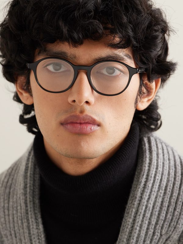 Round-Frame Acetate Optical Glasses - OU