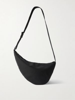 Slouchy Banana Two Leather-Trimmed Canvas Belt Bag Slouchy Banana Two Leather-Trimmed Canvas Belt Bag