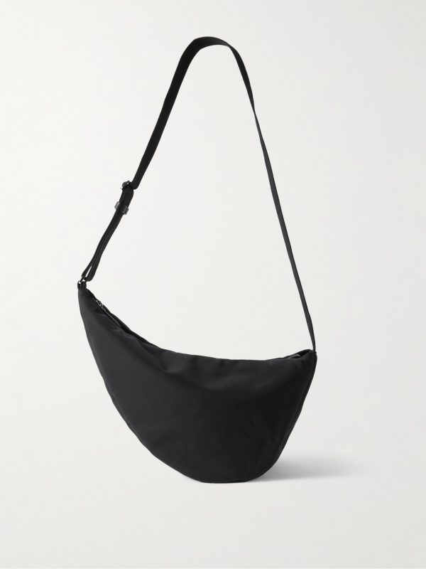 Slouchy Banana Two Leather-Trimmed Canvas Belt Bag Slouchy Banana Two Leather-Trimmed Canvas Belt Bag