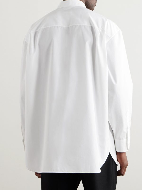Lukre Oversized Cotton-Poplin Shirt - BK Lukre Oversized Cotton-Poplin Shirt - BK