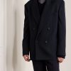 Donnes Double-Breasted Grain de Poudre Virgin Wool Suit Jacket - E3 Donnes Double-Breasted Grain de Poudre Virgin Wool Suit Jacket - E3