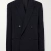 Donnes Double-Breasted Grain de Poudre Virgin Wool Suit Jacket Donnes Double-Breasted Grain de Poudre Virgin Wool Suit Jacket