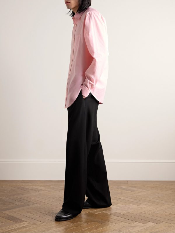 Ezra End-On-End Cotton Shirt - OU Ezra End-On-End Cotton Shirt - OU