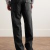 Take Easy Baker Straight-Leg Pinstriped Wool-Twill Drawstring Suit Trousers - BK Take Easy Baker Straight-Leg Pinstriped Wool-Twill Drawstring Suit Trousers - BK
