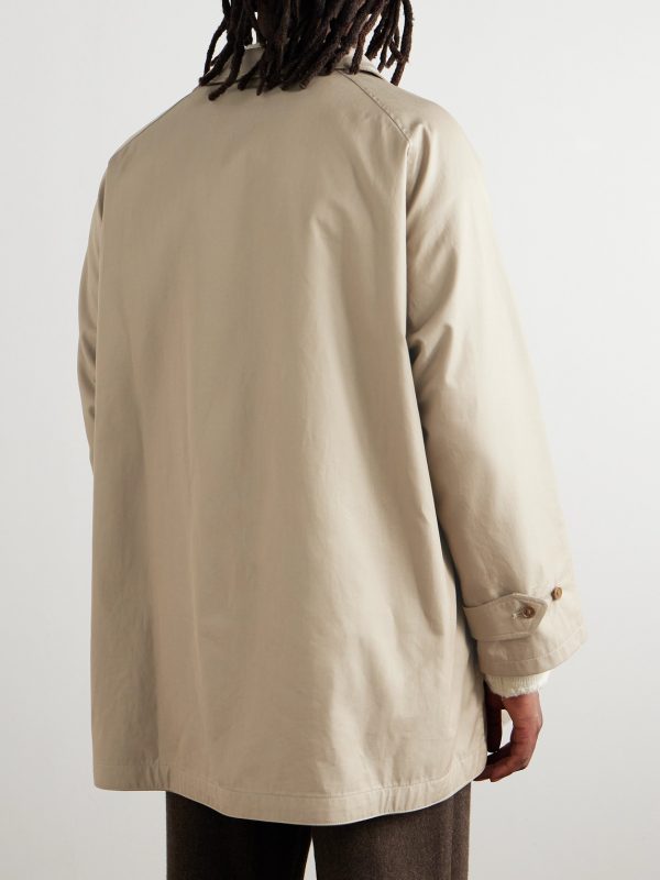 Reversible Cotton-Gabardine Coat - BK Reversible Cotton-Gabardine Coat - BK