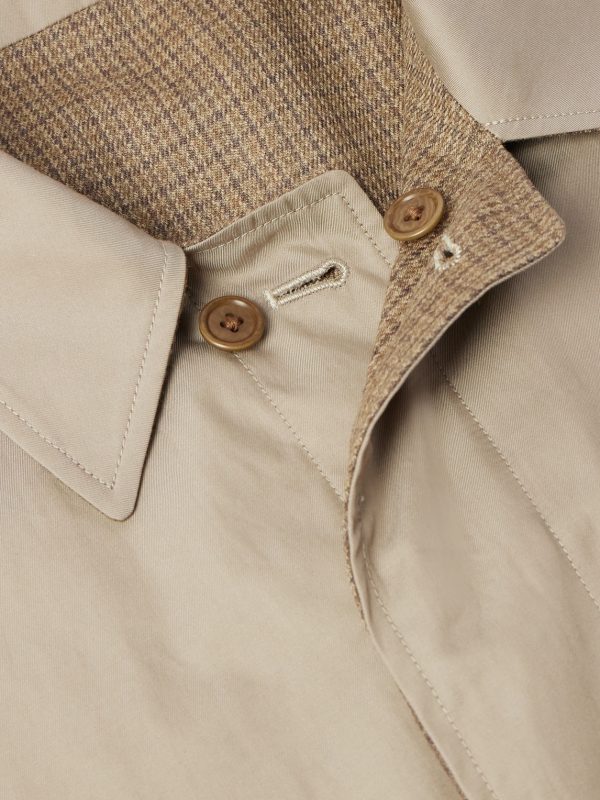 Reversible Cotton-Gabardine Coat - CU Reversible Cotton-Gabardine Coat - CU