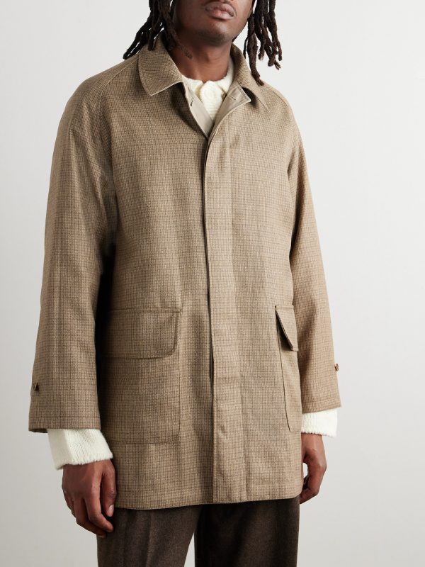 Reversible Cotton-Gabardine Coat - FR Reversible Cotton-Gabardine Coat - FR