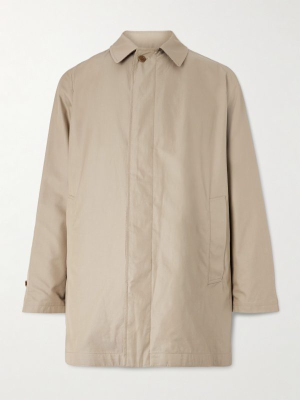 Reversible Cotton-Gabardine Coat Reversible Cotton-Gabardine Coat