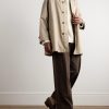 Reversible Cotton-Gabardine Coat - OU Reversible Cotton-Gabardine Coat - OU