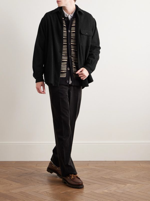 C.P.O Brushed Cashmere-Flannel Shirt Jacket - OU C.P.O Brushed Cashmere-Flannel Shirt Jacket - OU