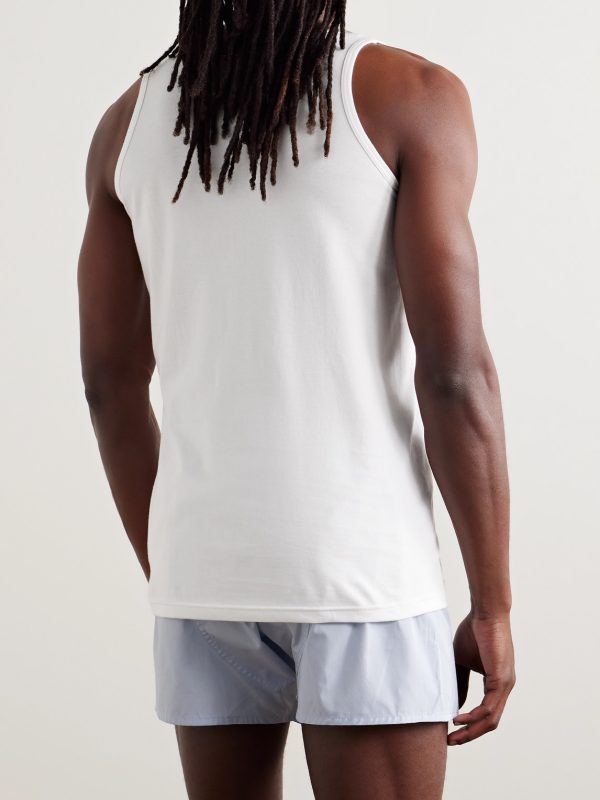 Two-Pack Slim-Fit Cotton-Jersey Tank Tops - BK Two-Pack Slim-Fit Cotton-Jersey Tank Tops - BK
