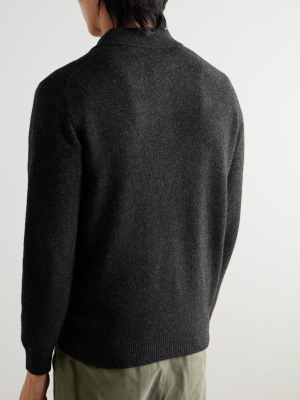 Wool Polo Shirt - BK