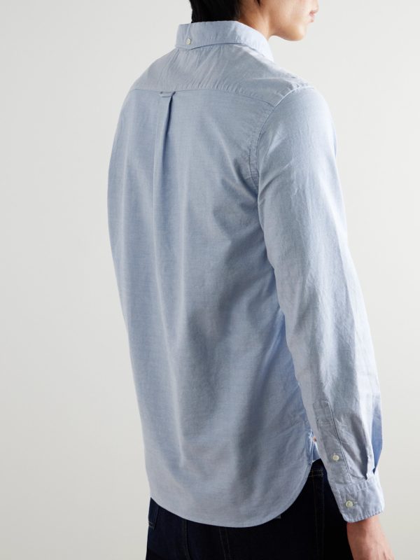 Button-Down Collar Cotton Oxford Shirt - BK Button-Down Collar Cotton Oxford Shirt - BK