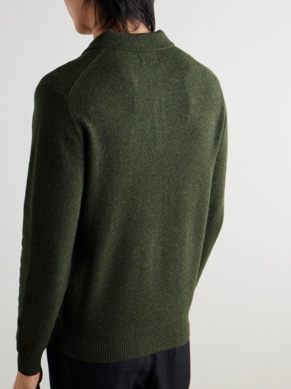 Wool Polo Shirt - BK Wool Polo Shirt - BK