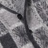 Brushed Checked Jacquard Cardigan - CU Brushed Checked Jacquard Cardigan - CU