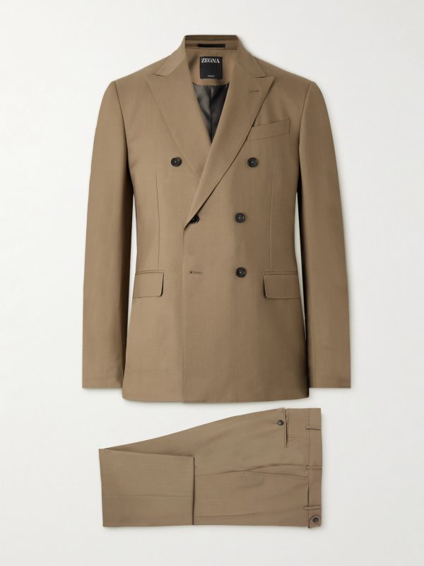 Double-Breasted Trofeo™ Wool-Twill Suit Double-Breasted Trofeo™ Wool-Twill Suit