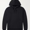 Logo-Embroidered Cotton-Blend Jersey Hoodie Logo-Embroidered Cotton-Blend Jersey Hoodie