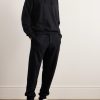 Logo-Embroidered Cotton-Blend Jersey Hoodie - OU Logo-Embroidered Cotton-Blend Jersey Hoodie - OU