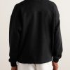 Logo-Embroidered Cotton-Blend Jersey Sweatshirt - BK