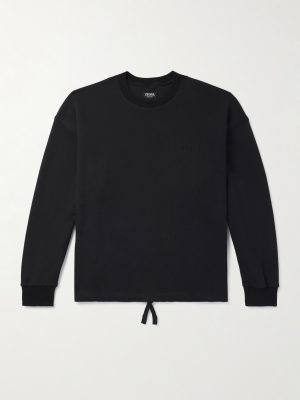 Logo-Embroidered Cotton-Blend Jersey Sweatshirt Logo-Embroidered Cotton-Blend Jersey Sweatshirt