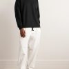 Logo-Embroidered Cotton-Blend Jersey Sweatshirt - OU